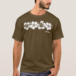 Hibiscus flower Hawaii Aloha Hawaiian retro beach T-Shirt