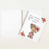 Hibiscus Flowers Book Cover Planner Planer (Anzeige)