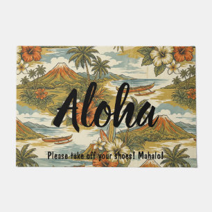 Hibiscus Island Hawaiian Scenic - Staubig Fußmatte