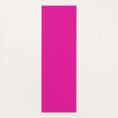 Hibiscus Jungle Hawaiian Tropical Floral - Magenta Yogamatte (Rückseite)