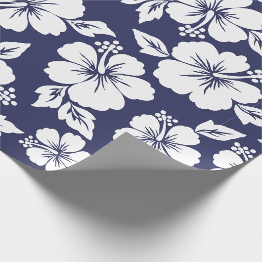 Hibiscus pattern geschenkpapier (Ecke)