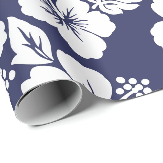Hibiscus pattern geschenkpapier (Rolleneckpunkt)