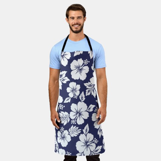 Hibiscus pattern schürze (Getragen)