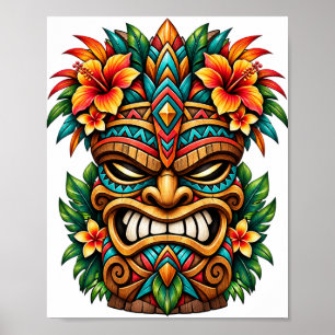 Hibiscus-Schild-Wächter-Plakat Poster