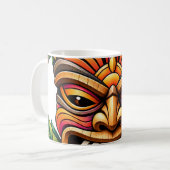 Hibiscus Sunset Tiki Kaffeetasse (Vorderseite Links)