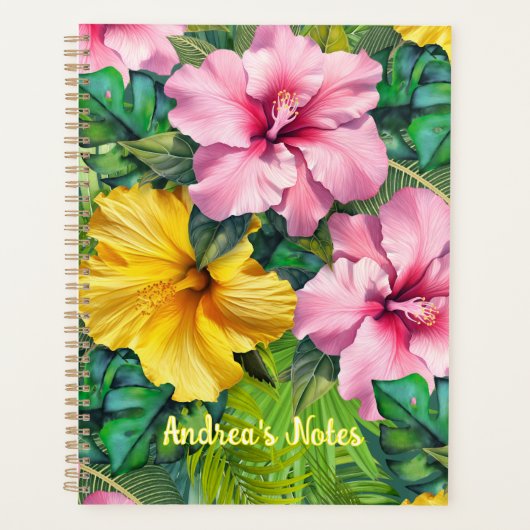 Hibiscus Tropical Nature Design Planner Planer (Vorderseite)