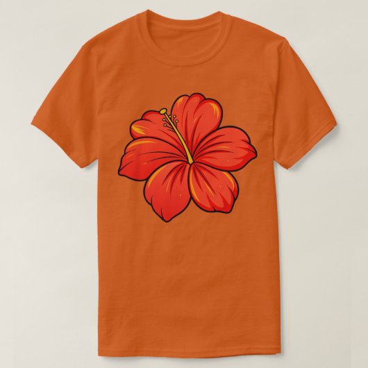 Hibiscus TShirt 30 (Design vorne)