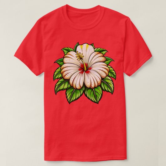 Hibiscus TShirt 7 (Design vorne)