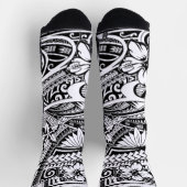 HIBISIKUS-POLYNESISCHE PROBLEMATIK SOCKEN (Oben)