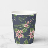 Hibisken 80. Geburtstagsparty Paper Cup Pappbecher (Rechts)