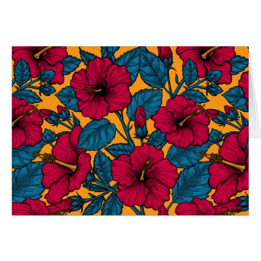 Hibisken-Blume (Vorderseite (Horizontal))