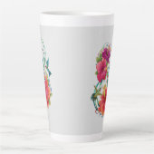 Hibisken Blume Art Design Tasse (Vorderseite)