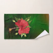 Hibisken Blume Badhandtuch Set (Handtuch)