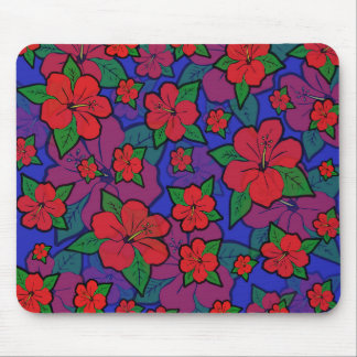 Hibisken Blume Blau Mousepad