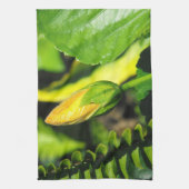 Hibisken Blume Bud Geschirrtuch (Vertikal)