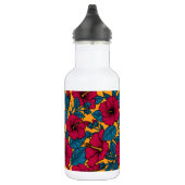 Hibisken-Blume Edelstahlflasche (Rechts)