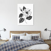 HIBISKEN BLUME II LEINWANDDRUCK (Insitu (Schlafzimmer))
