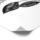 HIBISKEN BLUME III POSTER (Ecke)