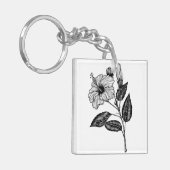 HIBISKEN BLUME III SCHLÜSSELANHÄNGER (Vorderseite links)