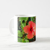 Hibisken Blume Kaffeetasse (Vorderseite Links)