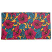 Hibisken-Blume Kissenbezug (Vorderseite-Rechts)