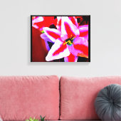 Hibisken Blume Leinwanddruck (Insitu (Wohnzimmer))