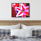 Hibisken Blume Leinwanddruck (Insitu (Schlafzimmer))