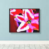 Hibisken Blume Leinwanddruck (Insitu (Holzboden))