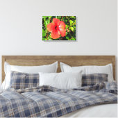 Hibisken Blume Leinwanddruck (Insitu (Schlafzimmer))