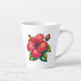 Hibisken Blume Milchtasse