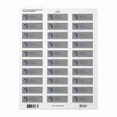 Hibisken Blume Monogram, erste B-Adresse (Vorne)