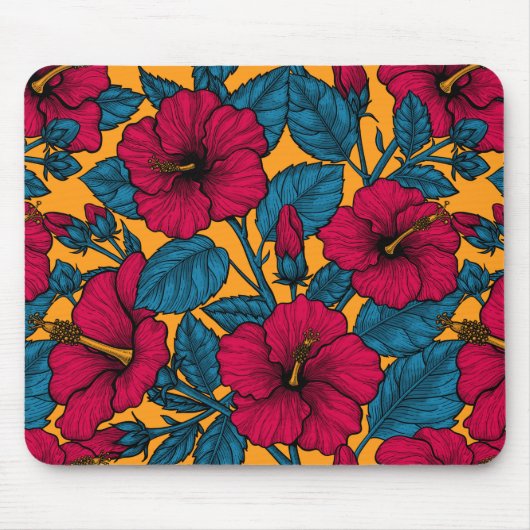 Hibisken-Blume Mousepad (Vorne)