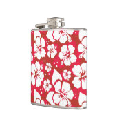 Hibisken-Blume-Muster Flachmann (Links)