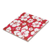 Hibisken-Blume-Muster Fliese (Seite)