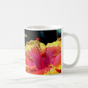 Hibisken Blume Nah Personalisiert Kaffeetasse
