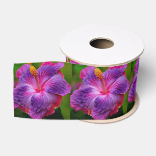 Hibisken Blume Ribbon Ripsband