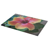 Hibisken Blume Schneidebrett (Ecke)