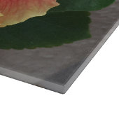 Hibisken Blume Schneidebrett (Ecke)