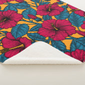 Hibisken-Blume Sherpadecke (3/4)