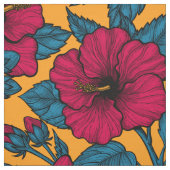 Hibisken-Blume Stoff (Muster)