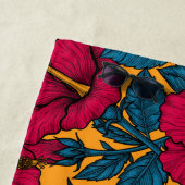 Hibisken-Blume Strandtuch (Beispiel)