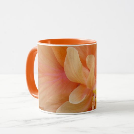 Hibisken Blume Tasse (Vorderseite Links)