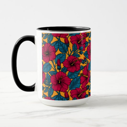 Hibisken-Blume Tasse (Links)
