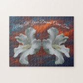 Hibisken Blume Träume wahr Inspiration Puzzle (Horizontal)