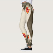 Hibisken Blume Tropische Flora Leggings (Links)