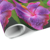 Hibisken Blume Wrapping Paper Geschenkpapier (Rolleneckpunkt)