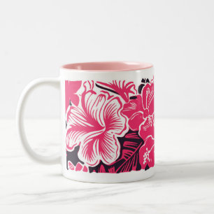 Hibisken-Blume Zweifarbige Tasse