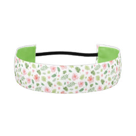Hibisken Blumenmuster Krawatte Headband
