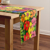 Hibisken Farbe: Tischrunner Kurzer Tischläufer (Beispiel)