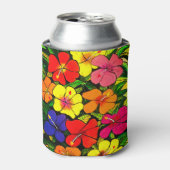 Hibisken-Farbwiedergabe Dosenkühler (Kanne Vorderseite)